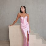 שמלת ערב מקסי עימנואל ורוד 1
