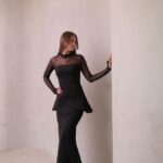 שמלת ערב מקסי צנועה סקאר 2