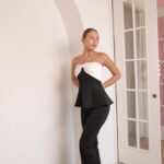 חליפת ערב לונה פפיון לבן שחור 3