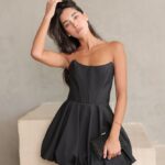 שמלת ערב מיני שוגר שחור 2