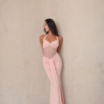 שמלת ערב מקסי מילאן ורוד 1 שמלת ערב מקסי מילאן ורוד 1
