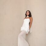 שמלת ערב מקסי תיאה לבן 1