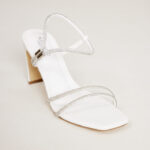 Miran 5 נעלי עקב לבן 4