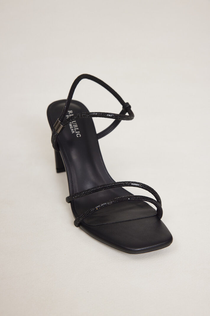 Miran 5 נעלי עקב שחור 3