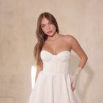 שמלת ערב מיני גרייס לבן לבן 1