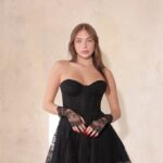 שמלת ערב מיני גרייס שחור שחור 5