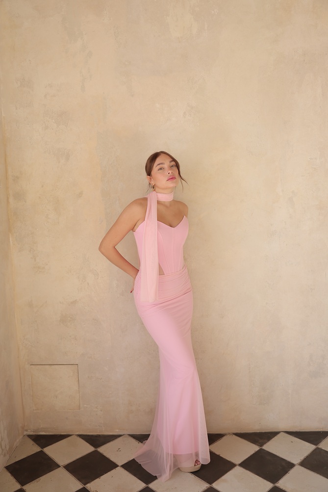 שמלת ערב מקס טיי ורוד 3