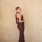 שמלת ערב מקס טיי חום 1