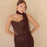 שמלת ערב מקס טיי חום 4