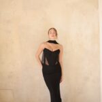 שמלת ערב מקס טיי שחור 3