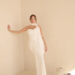 שמלת ערב מקסי אינפינטי לבן