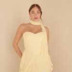 שמלת ערב מקסי אינפינטי צהוב 2