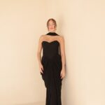 שמלת ערב מקסי אינפינטי שחור 2