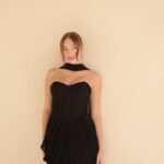 שמלת ערב מקסי אינפינטי שחור 4