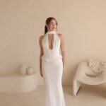 שמלת ערב מקסי לומיר לבן 3 שמלת ערב מקסי לומיר לבן 3