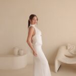 שמלת ערב מקסי לומיר לבן 4 שמלת ערב מקסי לומיר לבן 4