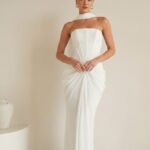 שמלת ערב מקסי נאורה לבן 3 שמלת ערב מקסי נאורה לבן 3