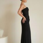 שמלת ערב מקסי נאורה שחור שמלת ערב מקסי נאורה שחור