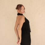 שמלת ערב מקסי נוארה שחור