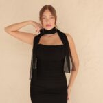 שמלת ערב מקסי נוארה שחור 2