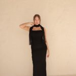 שמלת ערב מקסי נוארה שחור 3