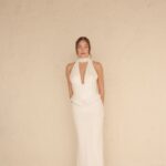 שמלת ערב מקסי ניסאן לבן 1