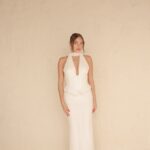 שמלת ערב מקסי ניסאן לבן