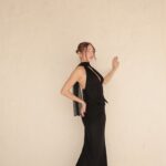 שמלת ערב מקסי ניסאן שחור 2